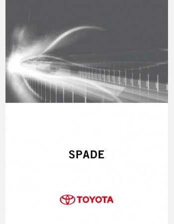 toyota spade 2018-2019 owners manual in english